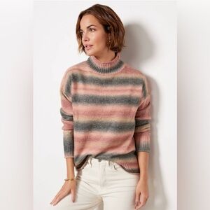 New Evereve Rudy Spacedye Pullover Sweater Size S